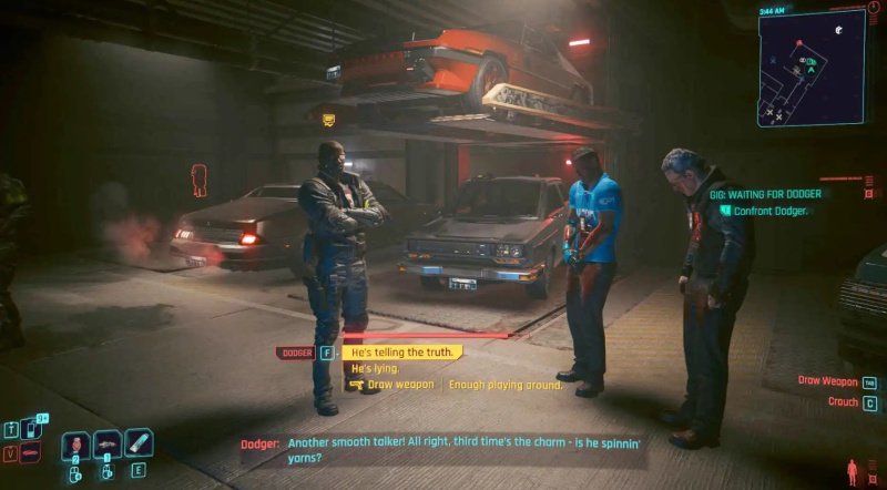 Cyberpunk 2077 Акробатические трюки