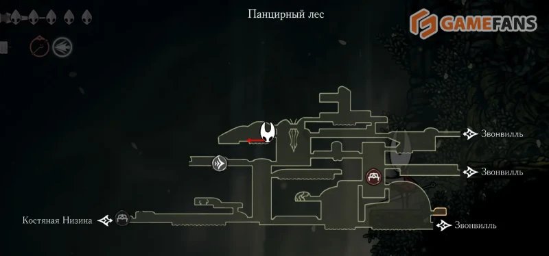 Цепкий захват Hollow Knight: Silksong