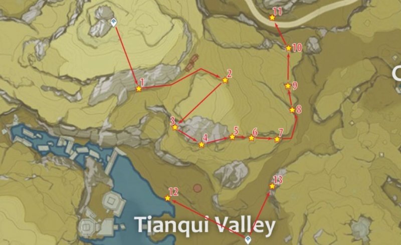 Genshin Impact где найти кор ляпис 5