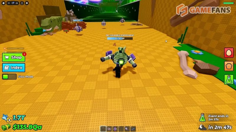 Хранилище украденного эксперимента в Укради яйцо в Roblox