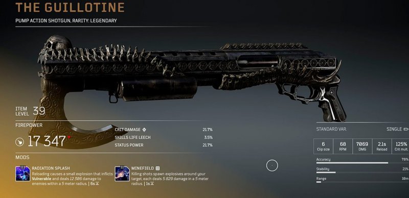 Легендарное оружие в Outriders 44