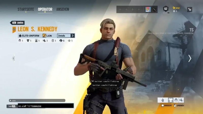 Rainbow Six: Siege леон кеннеди resident evil