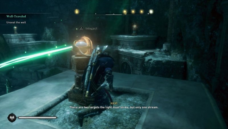 Assassin's Creed Valhalla квест с лучами 1