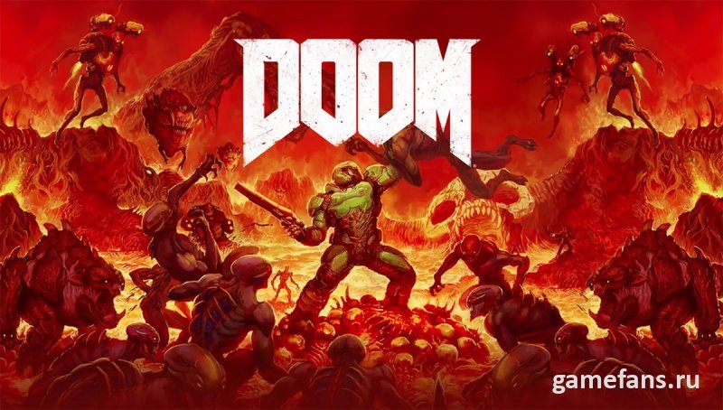 Игра DOOM 2016 картинка