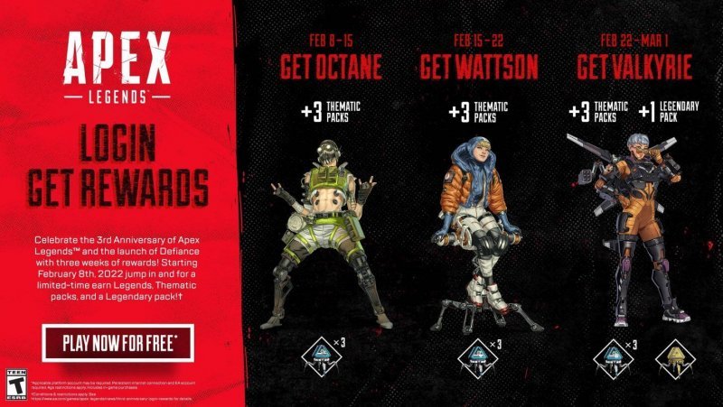 Apex Legends бесплатные герои неповиновение 1