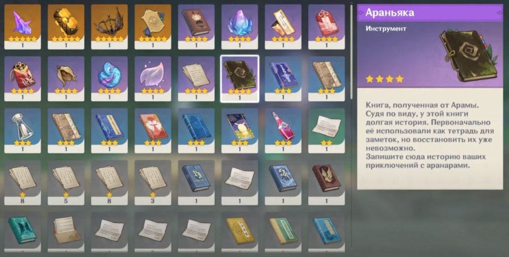 Genshin Impact Араньяка