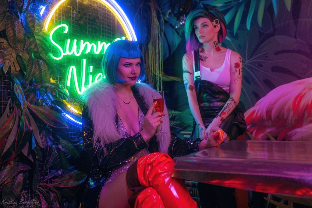Cyberpunk 2077 косплей