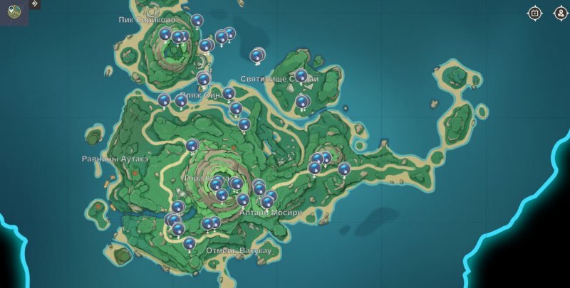 Genshin Impact светящиеся грибы 2