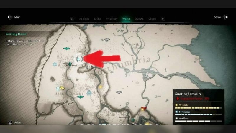 Assassin's Creed Valhalla карты сокровищ 29