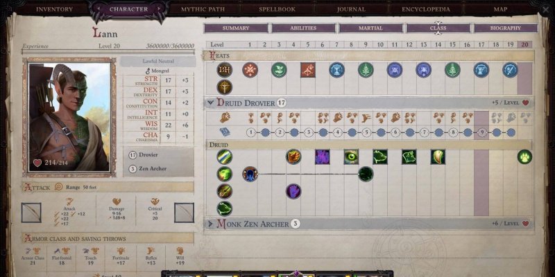 Pathfinder: Wrath of the Righteous билды ланна 3