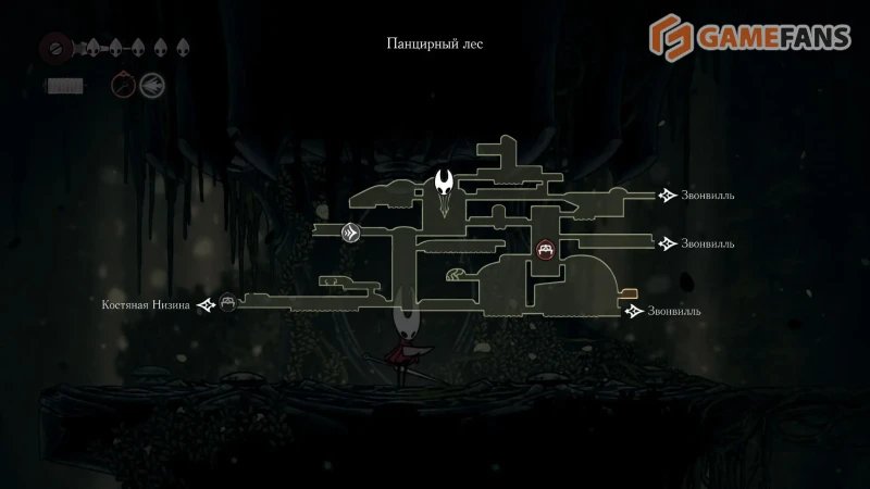 Цепкий захват Hollow Knight: Silksong