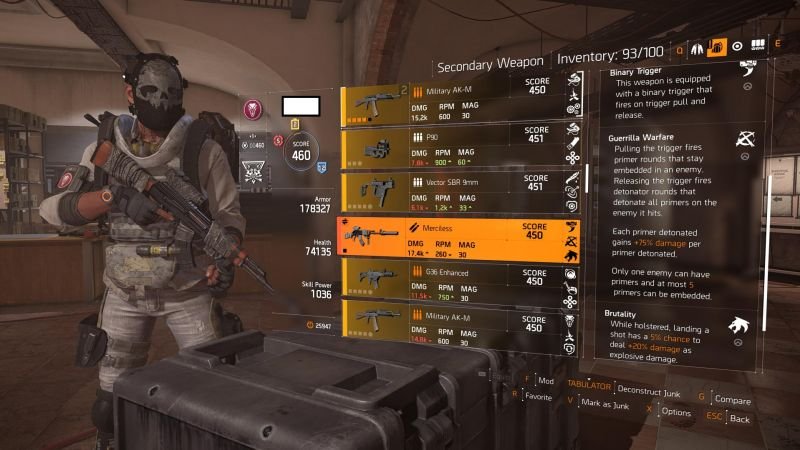 The Division 2 лучшее оружие 6