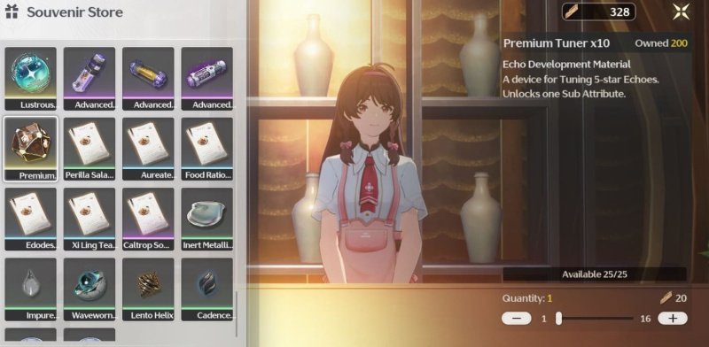 Premium Tuner в Wuthering Waves