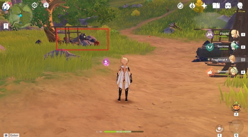 Обломки белого железа в Genshin Impact 11