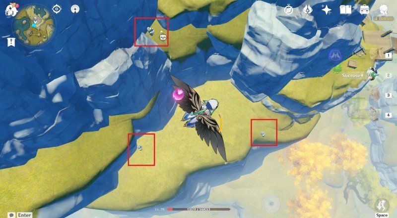 Обломки белого железа в Genshin Impact 70