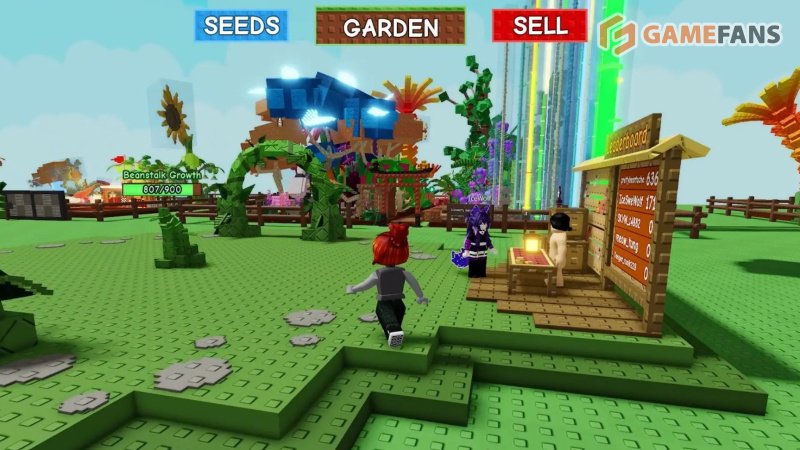 Вырасти сад бобовый стебель