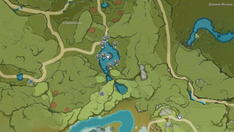 Genshin Impact где найти лилию калла 2