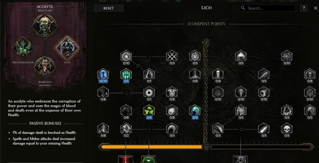 Last Epoch лучшие билды Чернокнижника