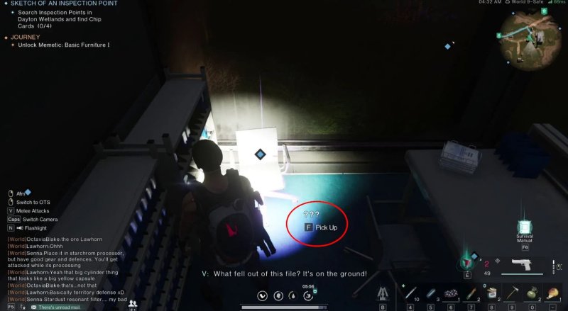 Once Human Набросок точки осмотра