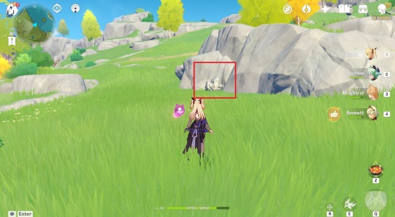 Обломки белого железа в Genshin Impact 19