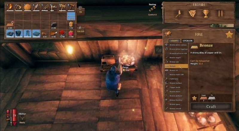 Valheim как построить кузницу