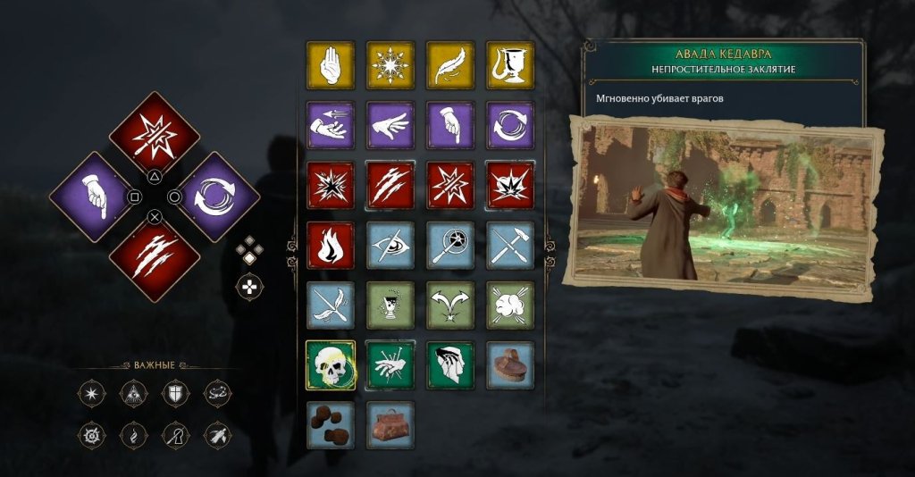 Hogwarts Legacy непростительные заклинания