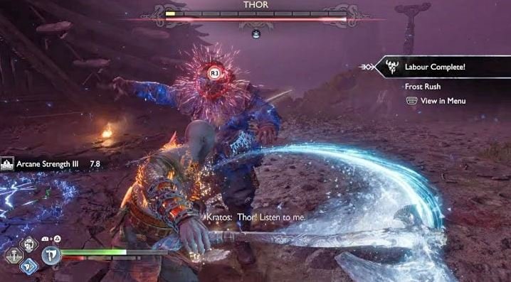 God of War: Ragnarok как победить Тора