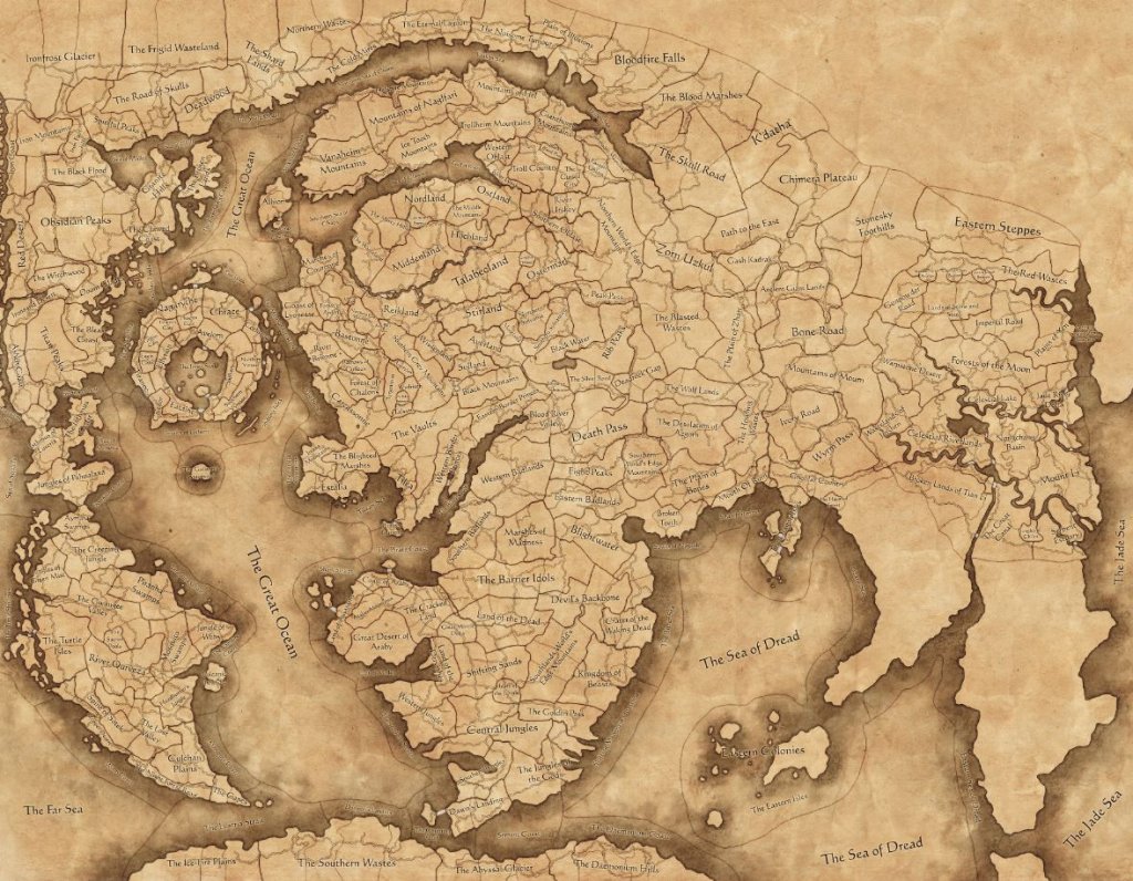 Total War: Warhammer 3 бессмертные империи карта 1