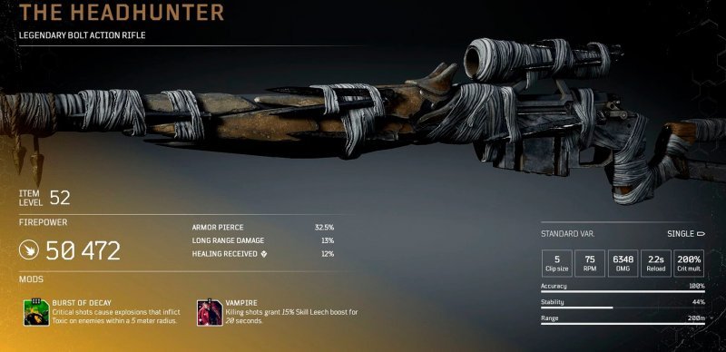Легендарное оружие в Outriders 15