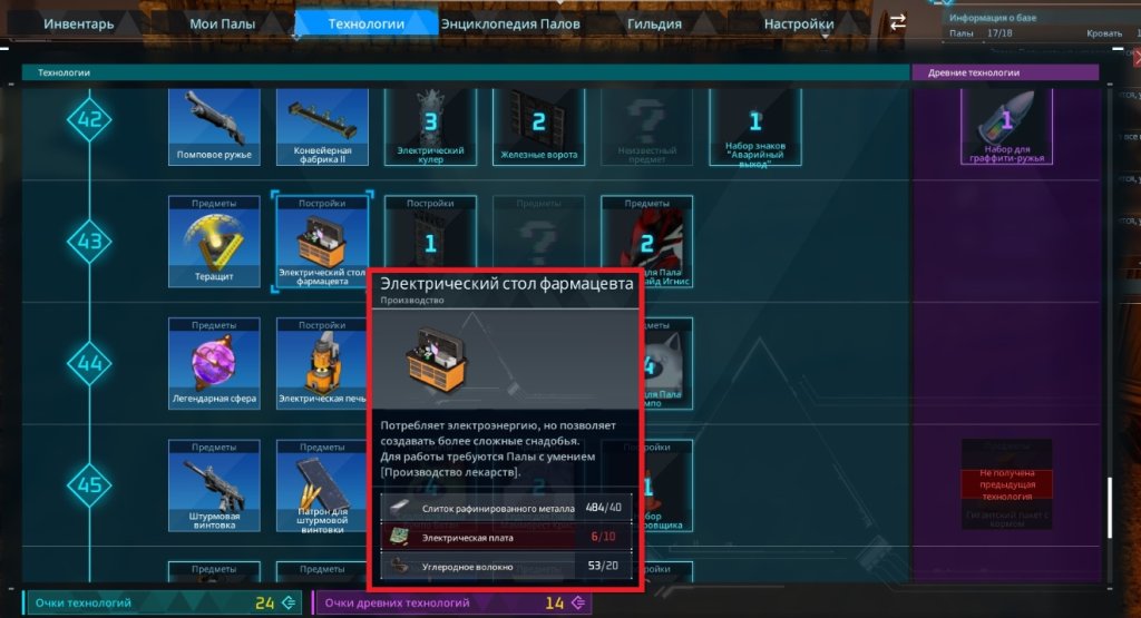 Palworld медикаменты