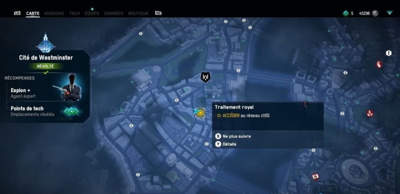 Watch Dogs: Legion квест королевский прием 2