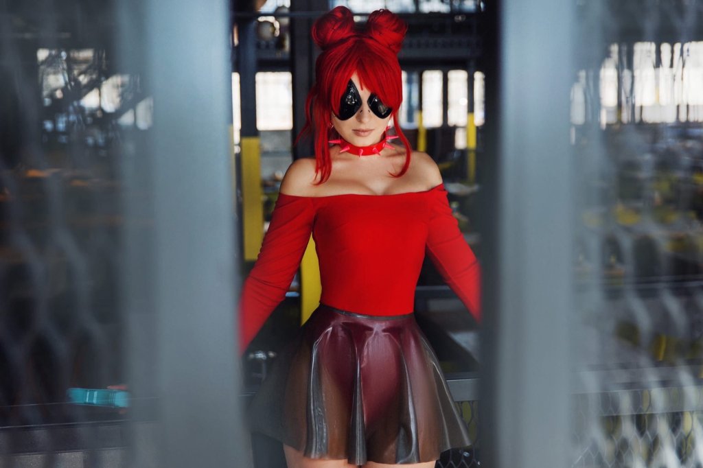Косплей Purple Force, Red Menace и Blue Moon из Cyberpunk 2077