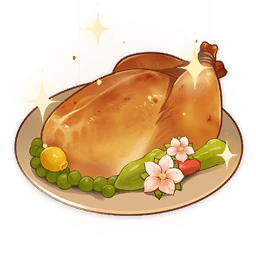 Genshin Impact Цыпленок в медовом соусе