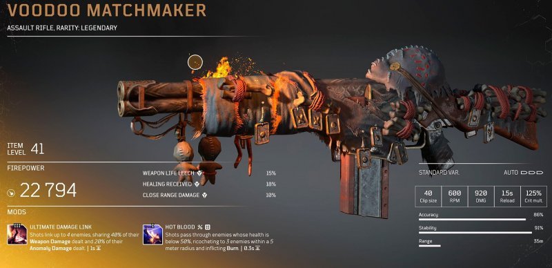 Легендарное оружие в Outriders 24