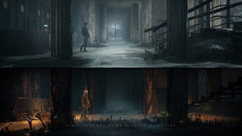 Скриншот двух миров The Medium