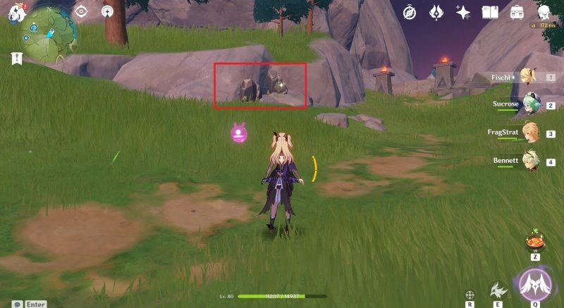 Обломки белого железа в Genshin Impact 58