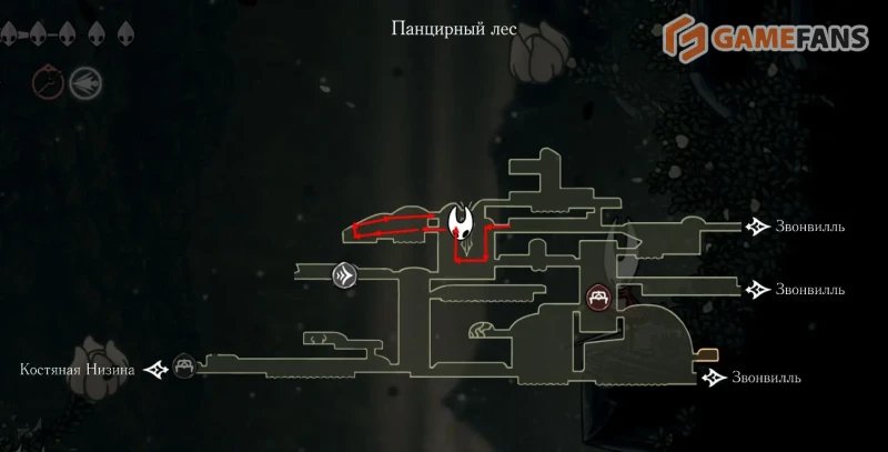 Цепкий захват Hollow Knight: Silksong