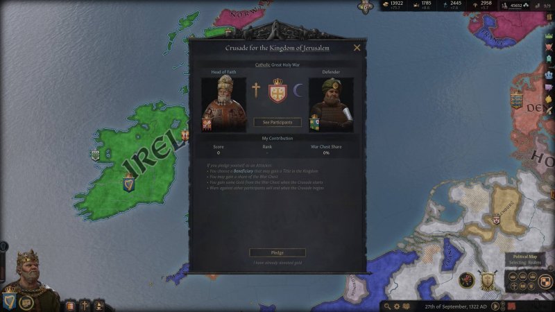 Crusader Kings 3 священная война