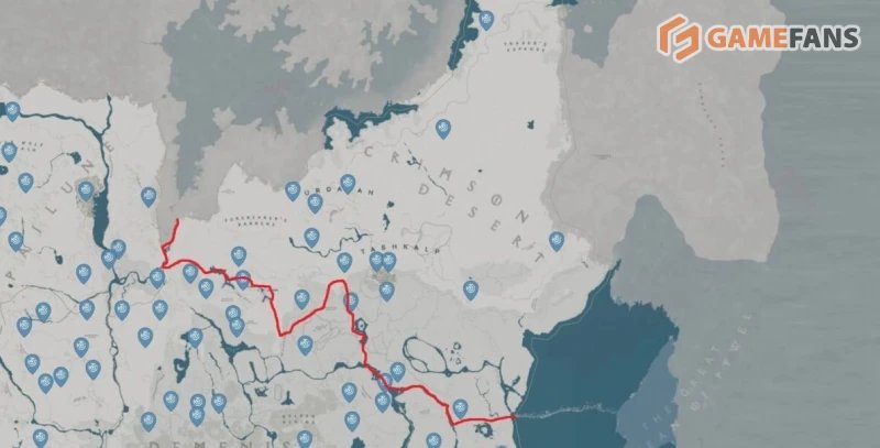 Телепорты Crimson Desert