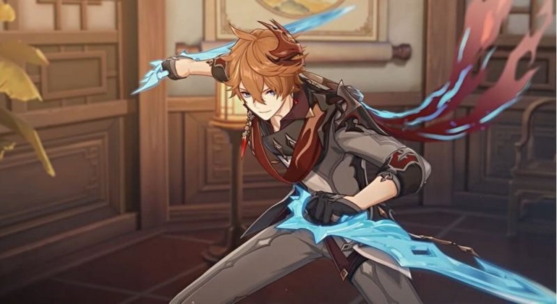 Genshin Impact билд на тарталью 1