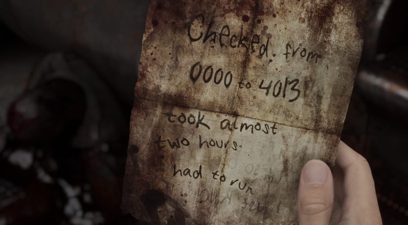 Silent Hill 2 код от супермаркета