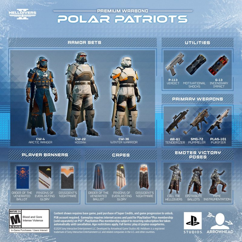 Helldivers 2 Полярные патриоты