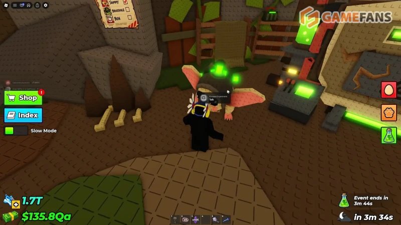 Хранилище украденного эксперимента в Укради яйцо в Roblox