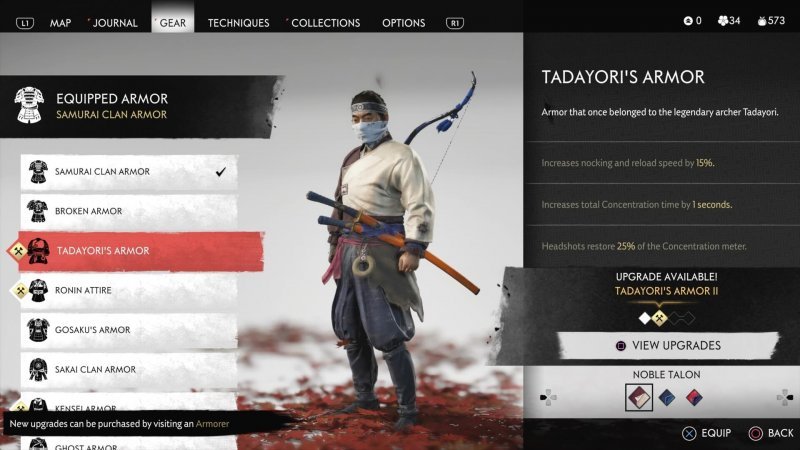 Ghost of Tsushima доспехи тадаери