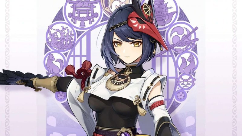 Genshin Impact гайд на Кудзе Сару 3