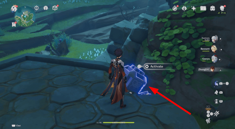 Genshin Impact каменные плиты цуруми 2