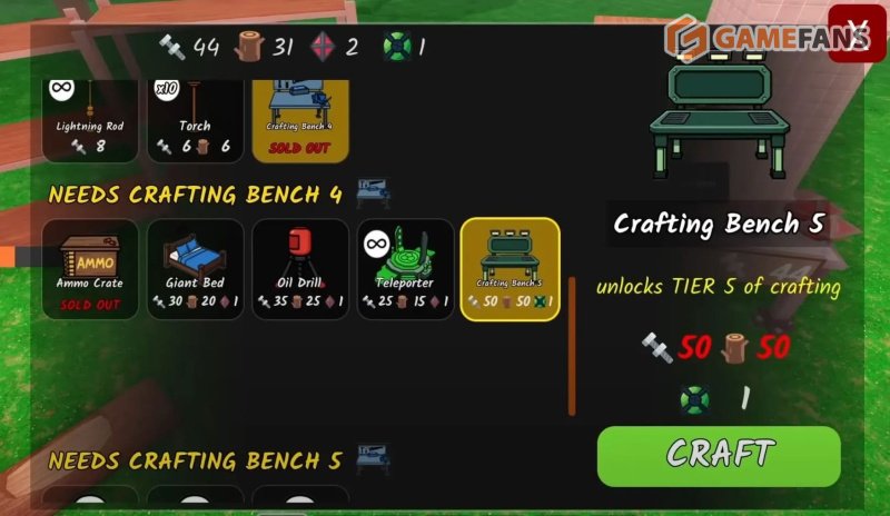 Roblox 99 ночей в лесу гемы