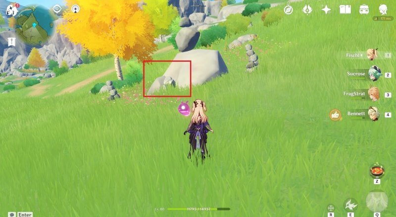 Обломки белого железа в Genshin Impact 25