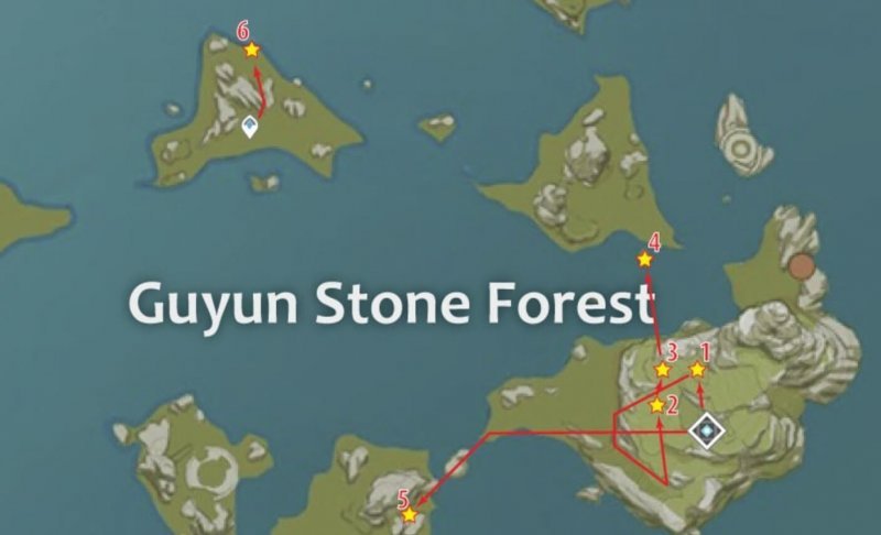 Genshin Impact где найти кор ляпис 13