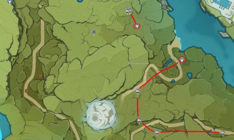 Genshin Impact где найти семена одуванчиков 4